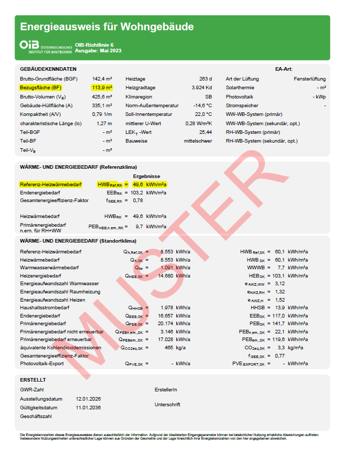 Energieausweis - Seite 2